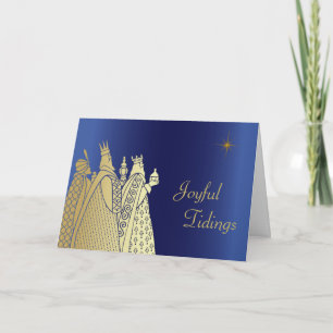 Three Wise Men Custom Christmas Greeting Card