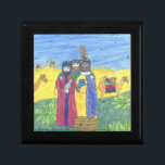 Three wise men gift box<br><div class="desc">Three wise men christmas,  Jesus,  christian,  Joseph,  "Christ child",  manger,  animals,  "Christmas scene",  wise men,  Christ,  Mary,  "three wise men"</div>