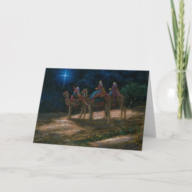 Three Wise Men Holiday Card (Front)
