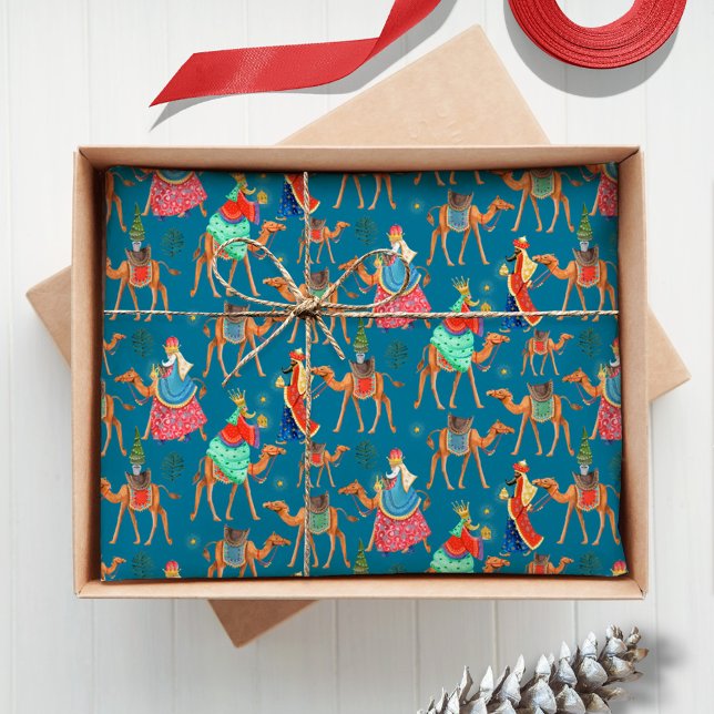 Three Wise Men Los Reyes magos Christmas holiday Tissue Paper (Three Wise Men Los Reyes magos Christmas holiday Tissue Paper)