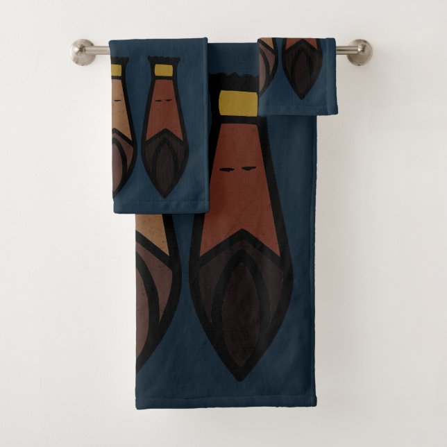 Three Wise Men. Los Tres Reyes Magos Bath Towel Set (Insitu)
