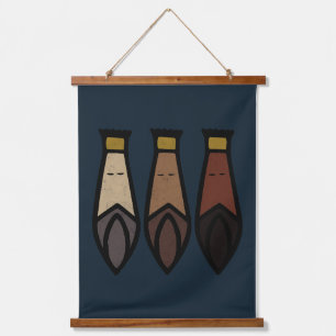 Three Wise Men. Los Tres Reyes Magos Hanging Tapestry