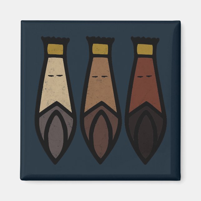 Three Wise Men. Los Tres Reyes Magos Magnet (Front)