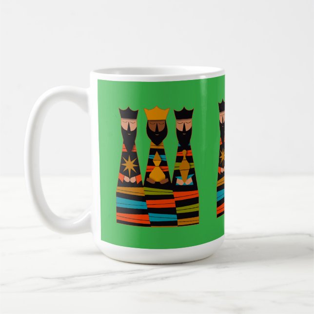 Three Wise Men Modern Mid-Century Coffee Mug (Left)
