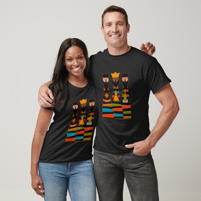 Three Wise Men Modern Mid-Century T-Shirt (Unisex)
