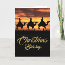 Three Wise Men Silhouette | Christmas Blessings