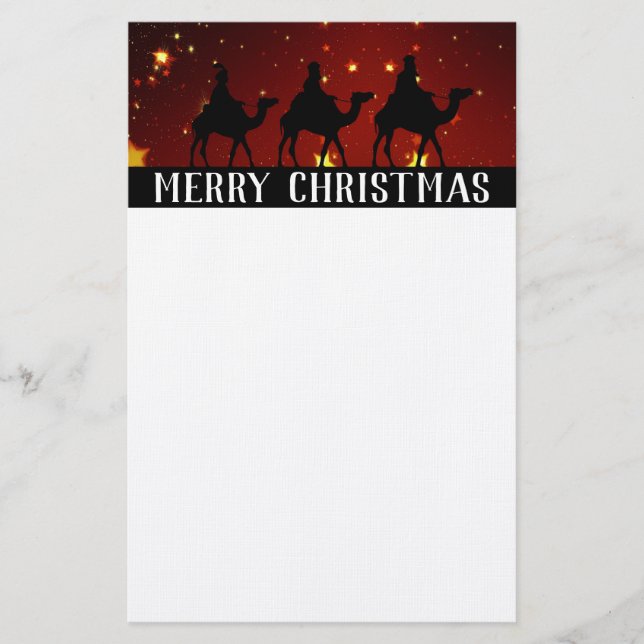 Three Wise Men Stationery (Front)