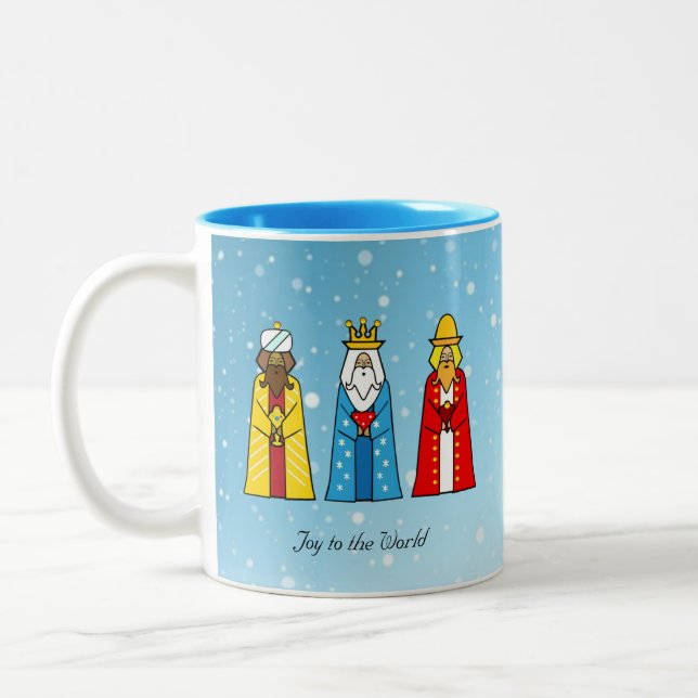 Three Wise Men Two-Tone Coffee Mug (Left)