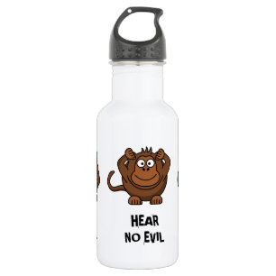 Three Wise Monkeys 532 Ml Water Bottle