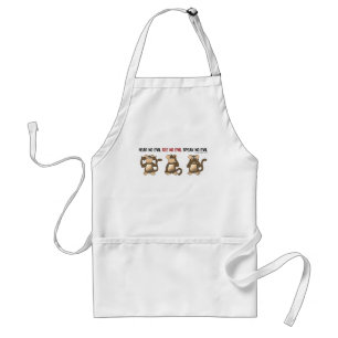 Three Wise Monkeys Aprons