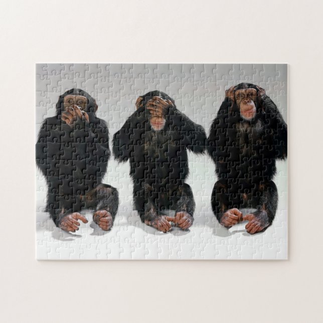 Three Wise Monkeys, Jigsaw Puzzle (Horizontal)