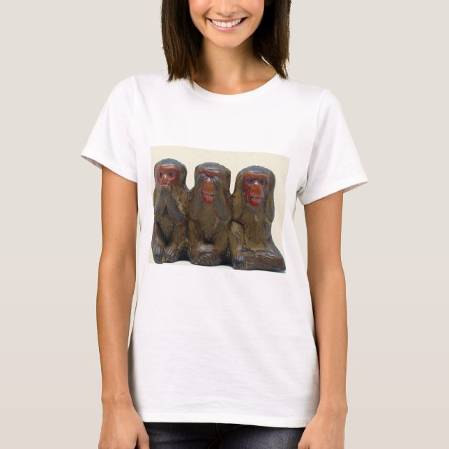 Three Wise Monkeys T-Shirt (Front)
