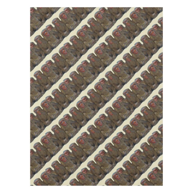 Three Wise Monkeys Tablecloth (Front)