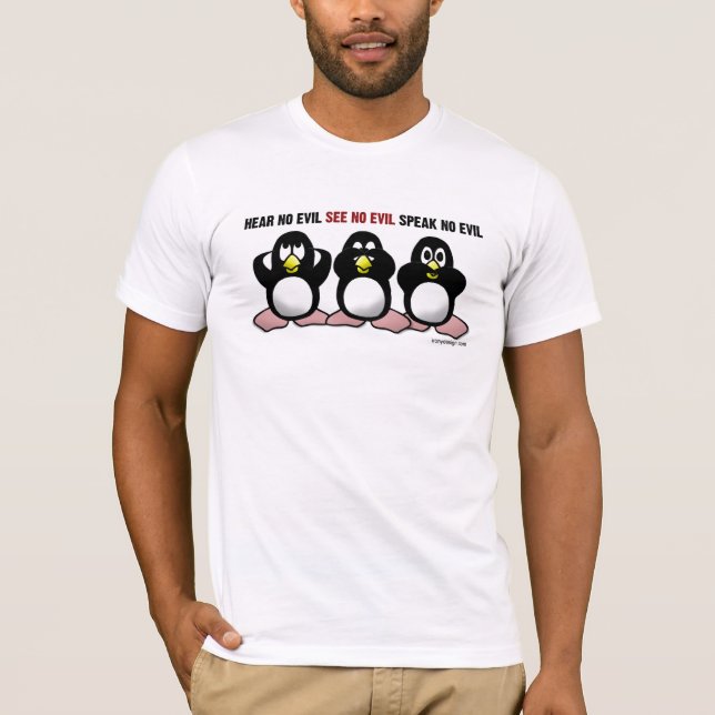 Three Wise Penguins Shirts (Front)