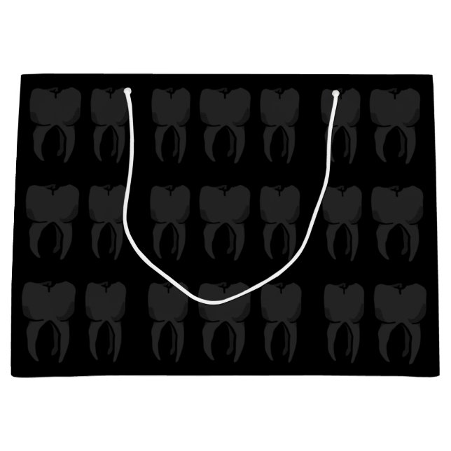 Three Wise Teeth Dentist Gift Bag (Front)
