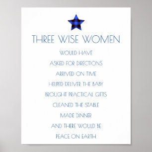 Three Wise Women Christmas Poster