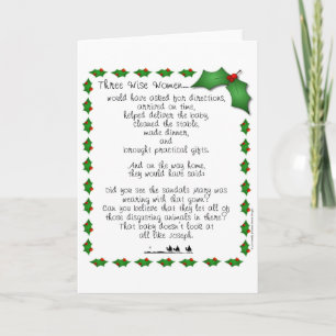 Three Wise Women Holiday Card