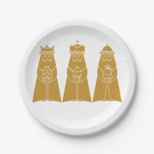 Three Wisemen Paper Plate