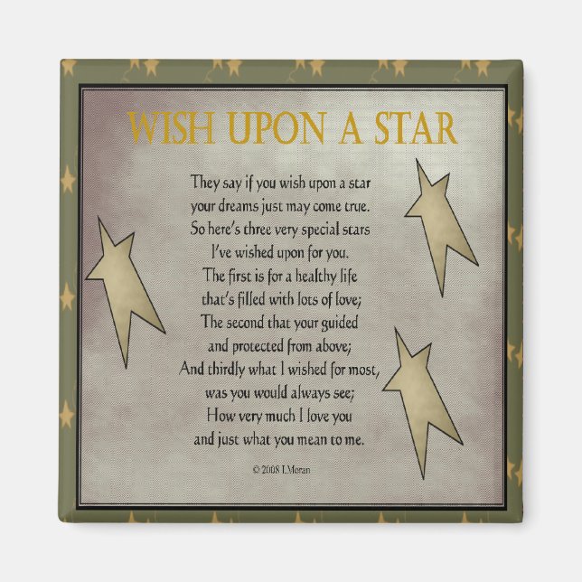 Three Wishes Magnet (Front)
