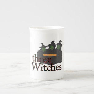 Three Witches Bone China Mug
