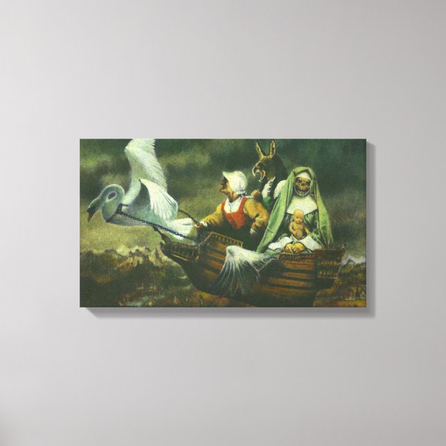 Three Witches Canvas Print (Front)