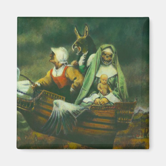 Three Witches Design Magnet (Front)