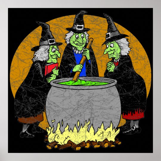 Three Witches Poster | Zazzle.co.uk