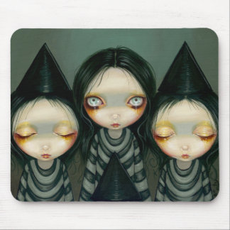 Three Witchy Sisters Mouse Mat
