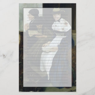 Three Women in Church, 1882 Stationery