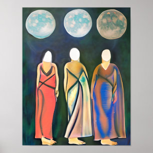 Three Women, Three Moons Poster