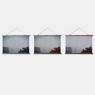 Three Wood Topped Wall Tapestry SHADES ON EARTH