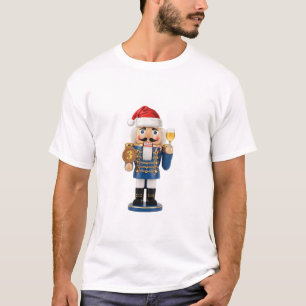 Three Years Sober Nutcracker Christmas Sobriety T-Shirt