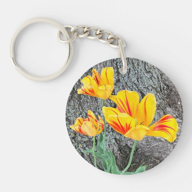 Three Yellow Tulips Sequel /  Key Ring (Front)