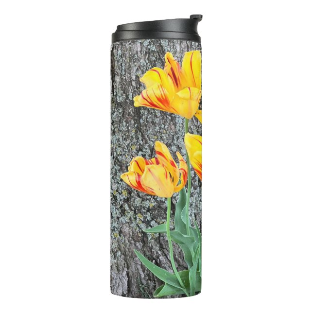 Three Yellow Tulips Sequel / Thermal Tumbler (Rotated Left)