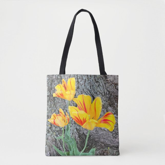Three Yellow Tulips Sequel /  Tote Bag (Front)