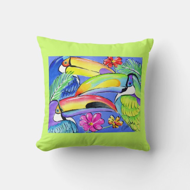 Threecans pillow (Front)