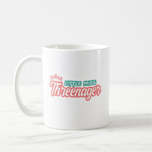 Threenager Little Miss Coffee Mug