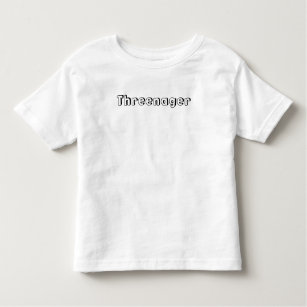 Threenager Toddler T-Shirt