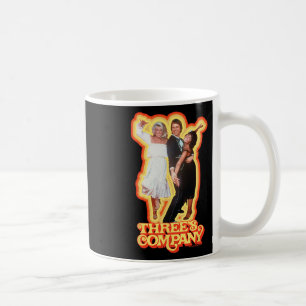 Three's Company Dancing Roommates Retro Jack Chris Coffee Mug