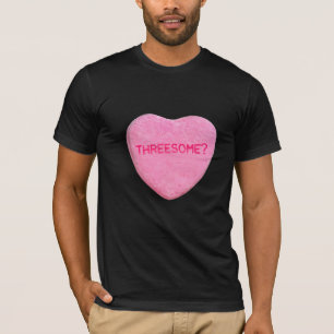 Threesome Candy Heart T-Shirt