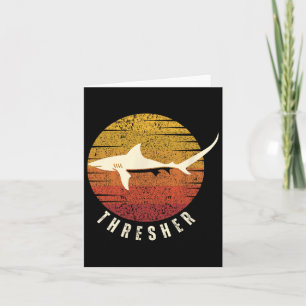 Thresher Shark Deep Sea Fishing Ocean Fish Shark Card