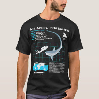 Thresher Shark Fact Sheet T-Shirt