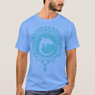 Thresher Shark Polynesian Tribal Tattoo T-Shirt
