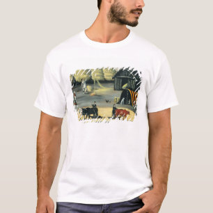 Threshing the floor in a Georgian country T-Shirt