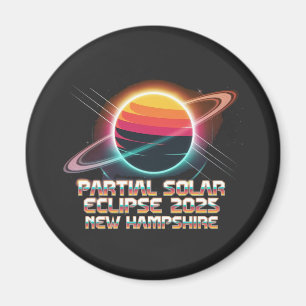 Thrice in a Lifetime 2025 New Hampshire Retro Magnet