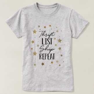 Thrift List Ship Repeat Star Printed T-Shirt