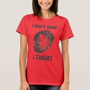 Thrift lovers vintage custom tshirt design