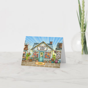 THRIFT SHOP Note Card or Thank You