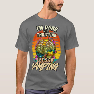 THRIFTING AND CAMPING DESIGN VINTAGE CLASSIC RETRO T-Shirt
