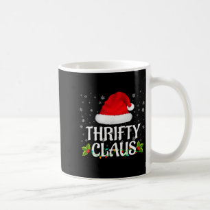 Thrifty Claus Christmas Lights Santa Pajama Family Coffee Mug